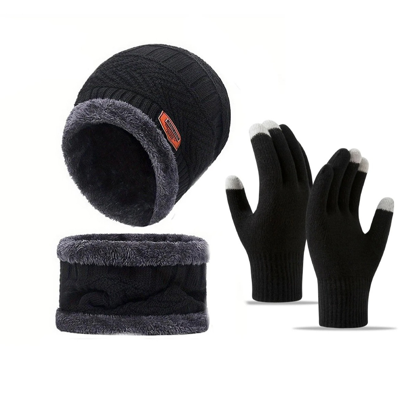Men'S Fashion Websites - Chapeau coupe-vent pour hommes, écharpe d'hiver