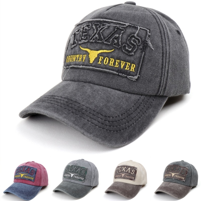 Men'S Fashion Websites - Casquettes de baseball en jean délavé