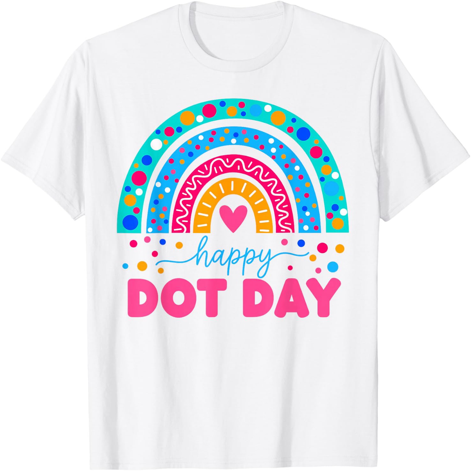 Men'S Fashion Today - T-shirt à motifs colorés avec pois