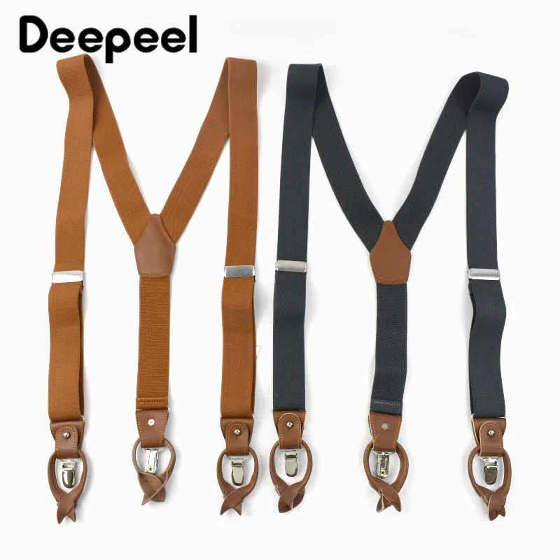 Jeans Shirt Fashion For Men - Deepeel 3.5*125 cm hommes adultes bretelles