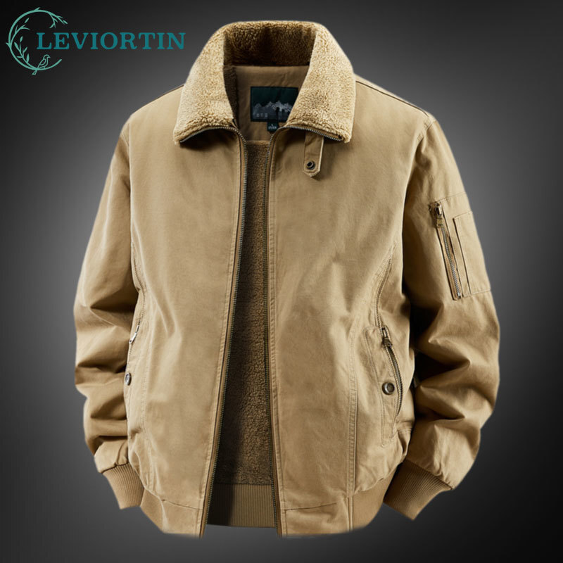 Sherpa Jacket Fleece - Veste doublée Sherpa pour hommes automne