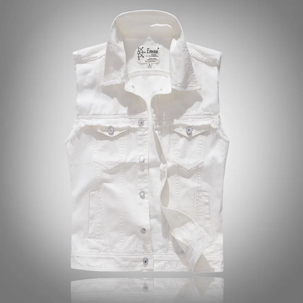Men'S Fashion Vest With Jeans - Pop été nouvelle mode hommes américain