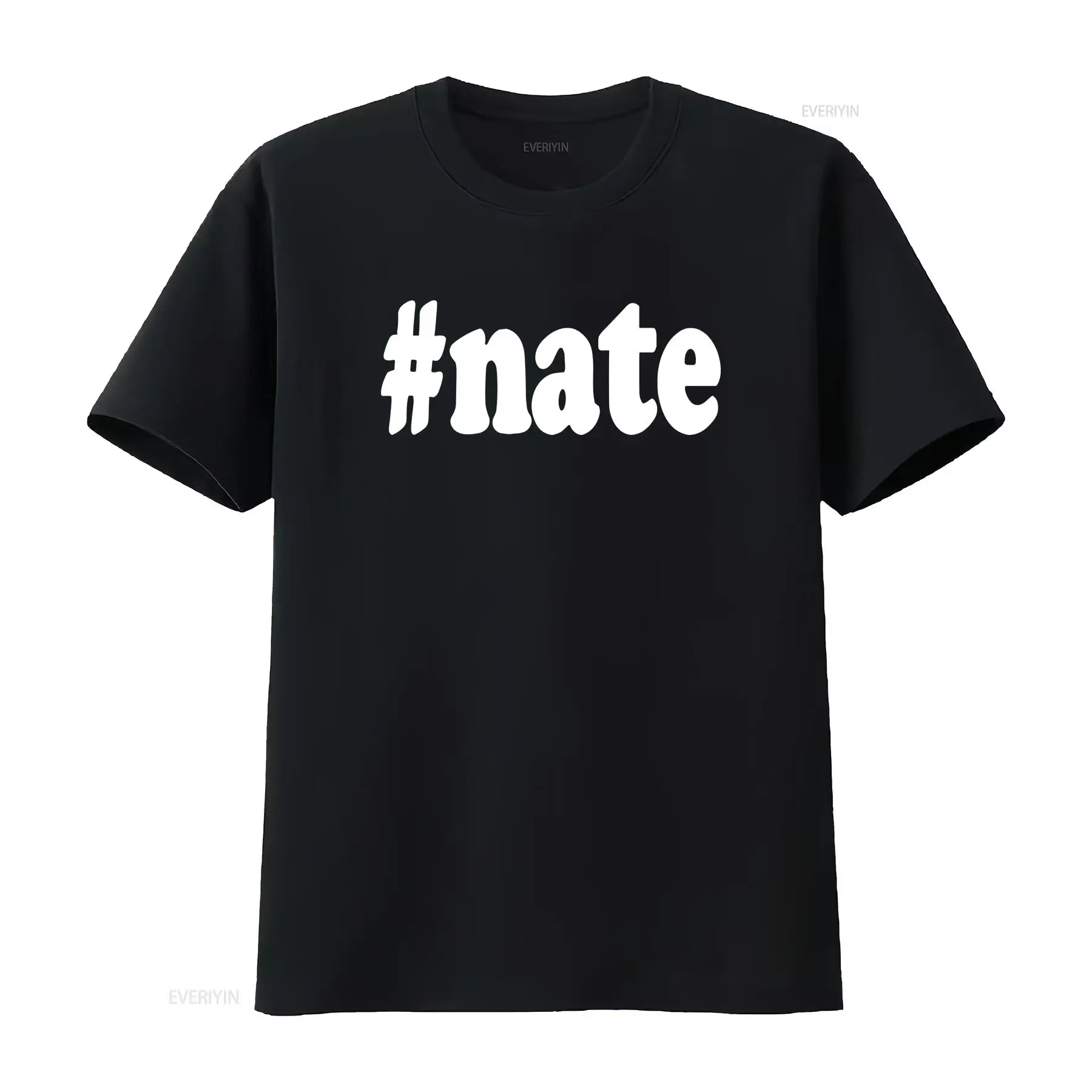Mens Fashion Hashtags - T-shirt Nate Hashtag Nathan Diaz, humoristique,