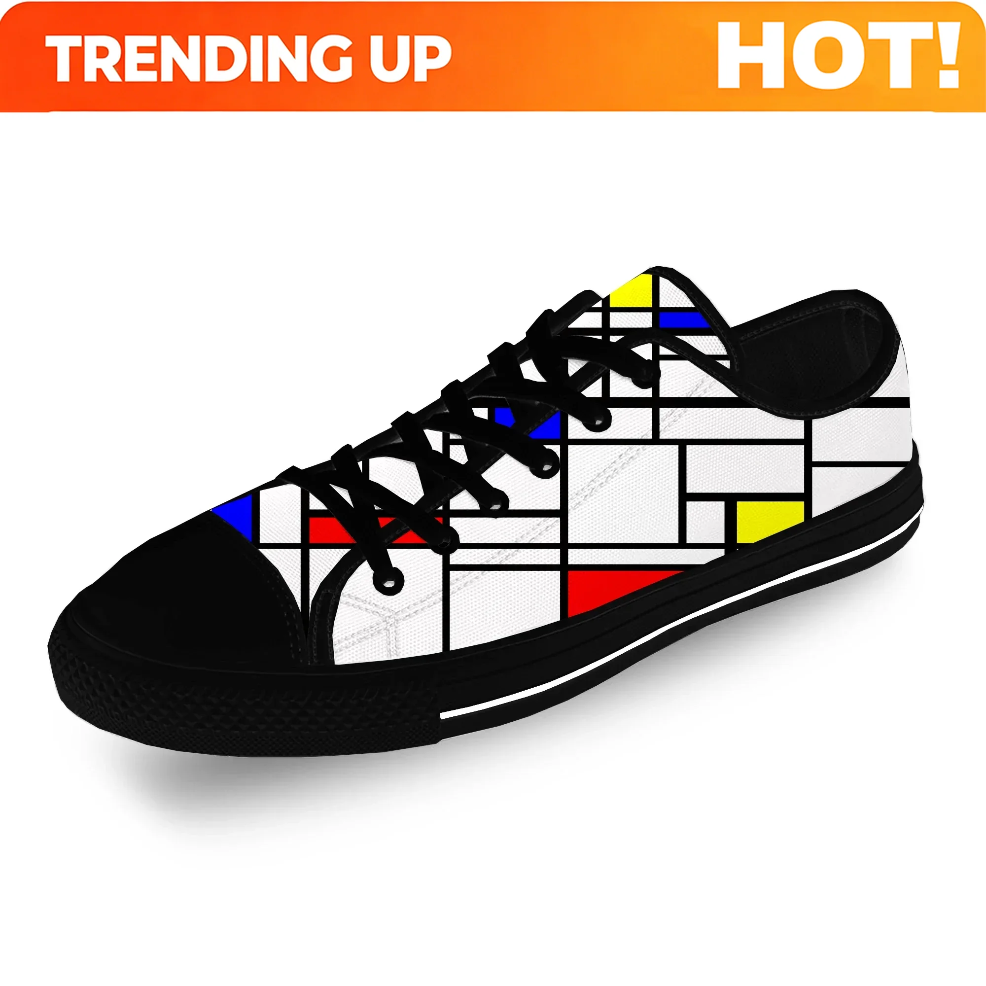 Men'S Fashion Aesthetics - Chaussures basses en toile pour hommes