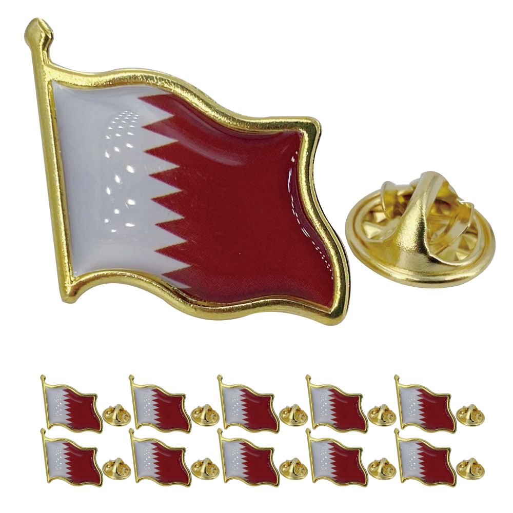 Men'S Fashion Qatar - Épinglette drapeau du Qatar - Badge