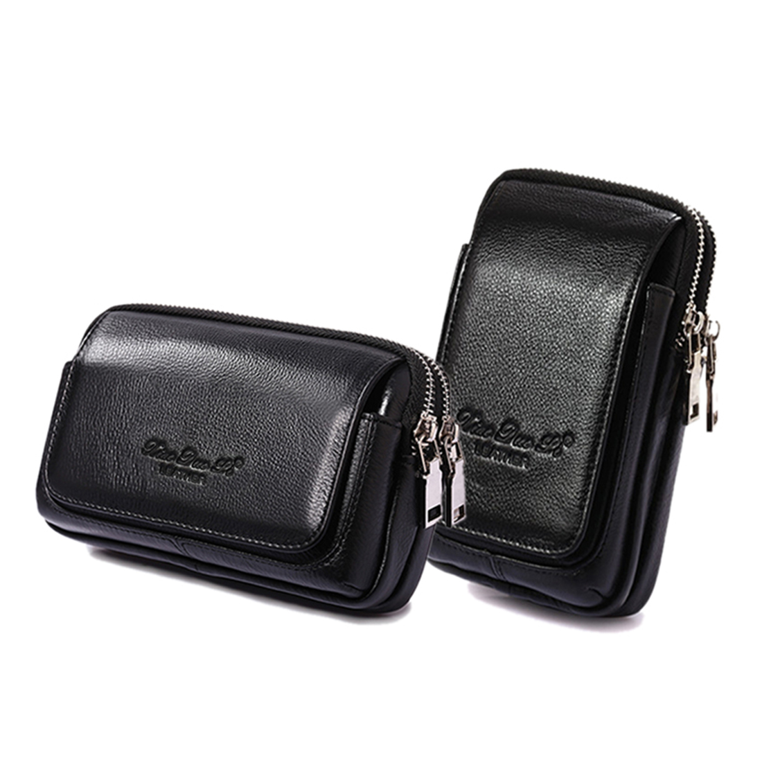 Leather Belt Braided - Hommes en cuir véritable taille Fanny