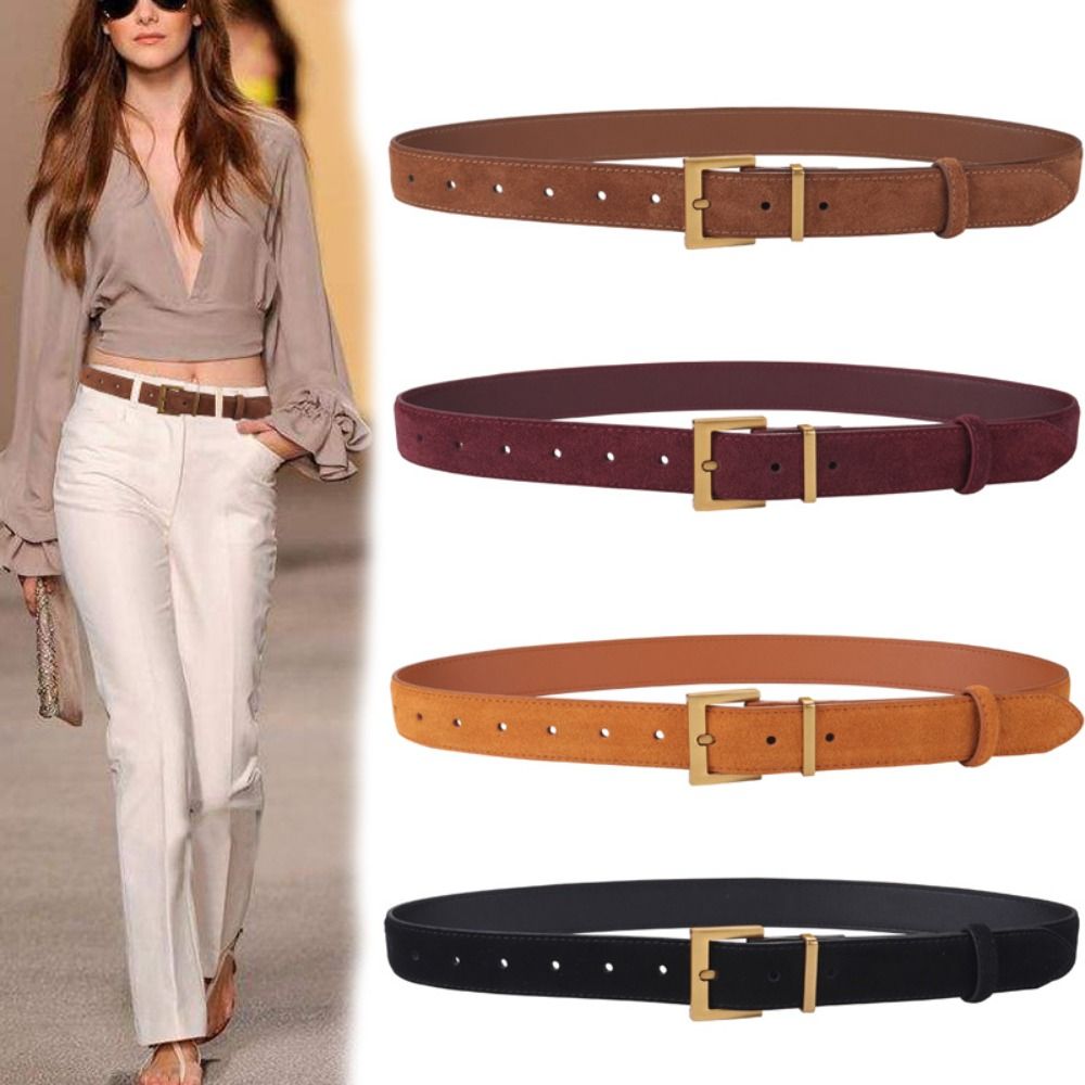 Leather Belt Braided - Ceinture en cuir véritable pour femmes,
