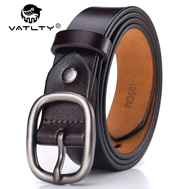 Leather Belt Braided - VATLTY 95cm-115cm Ceinture Cuir Femmes 2.8cm