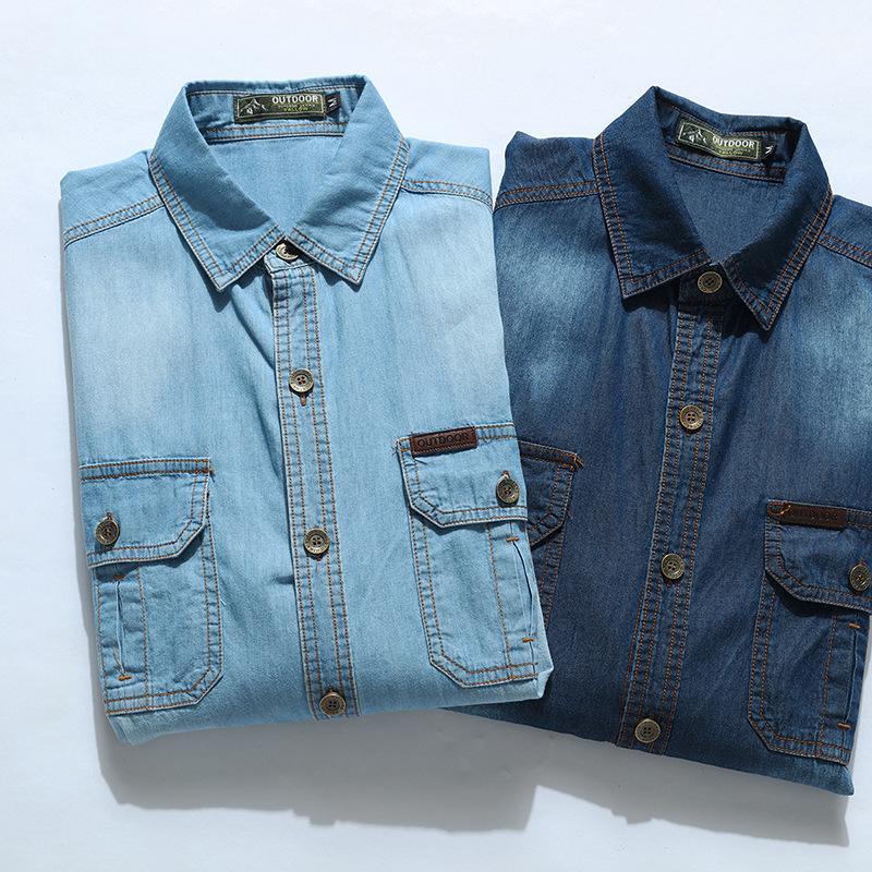 Jeans Shirt Fashion For Men - Nouvelle mode pour hommes, chemises en