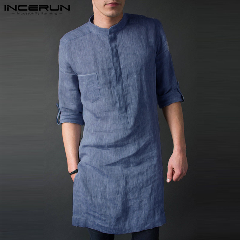 INCERUN-T-shirt à Manches sulf - Men'S Fashion Kurta avis et prix