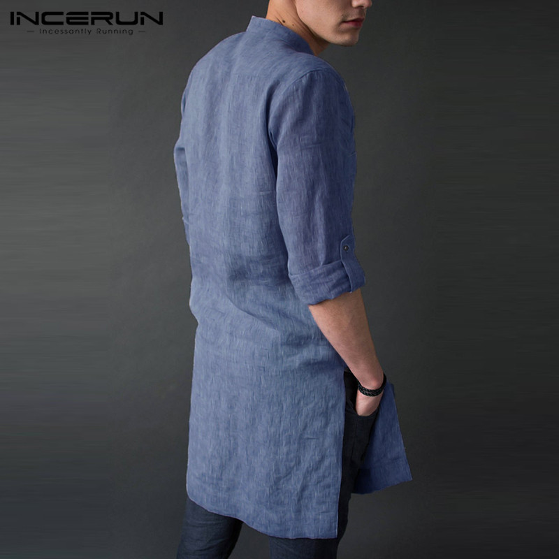 INCERUN-T-shirt à Manches sulf - Men'S Fashion Kurta avis et prix