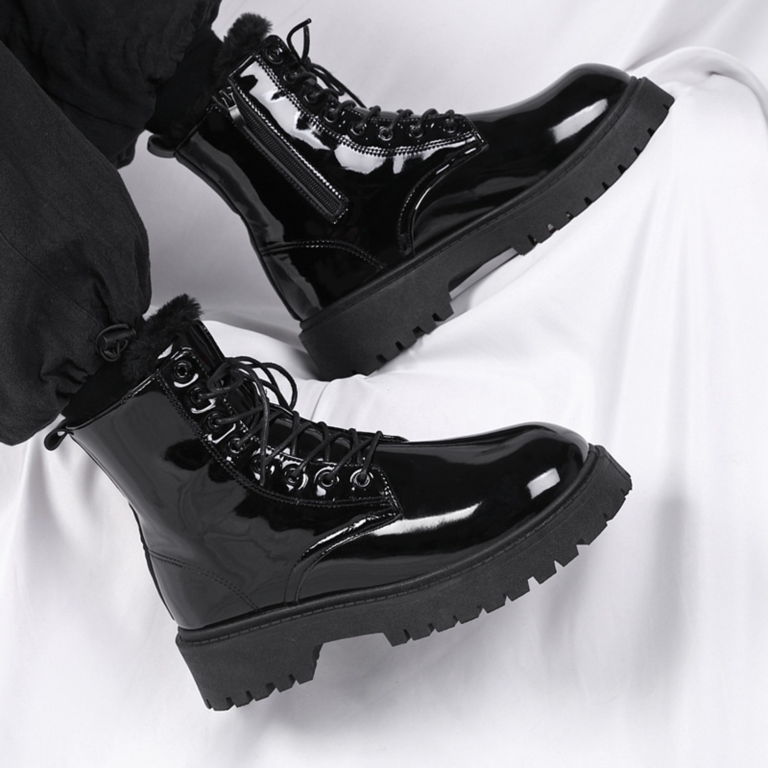 Bottes hautes en peluche chaud - Men'S Fashion News avis et prix