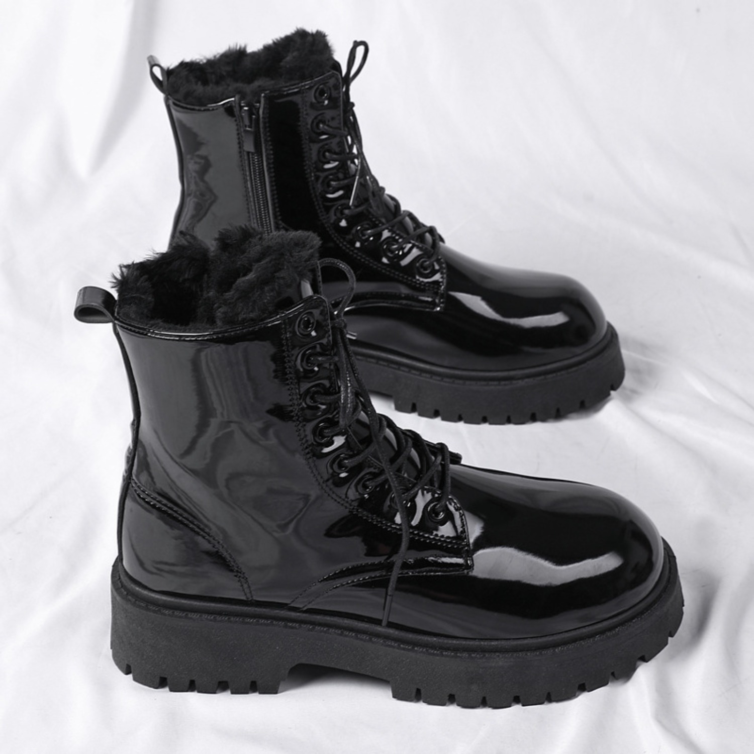 Bottes hautes en peluche chaud - Men'S Fashion News avis et prix