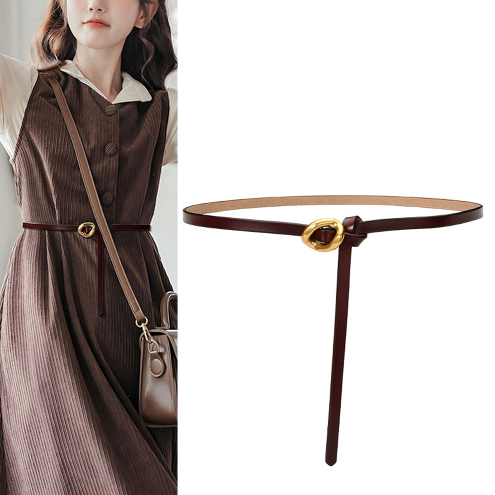 Ceinture de taille en cuir vér - Leather Belt Braided avis et prix