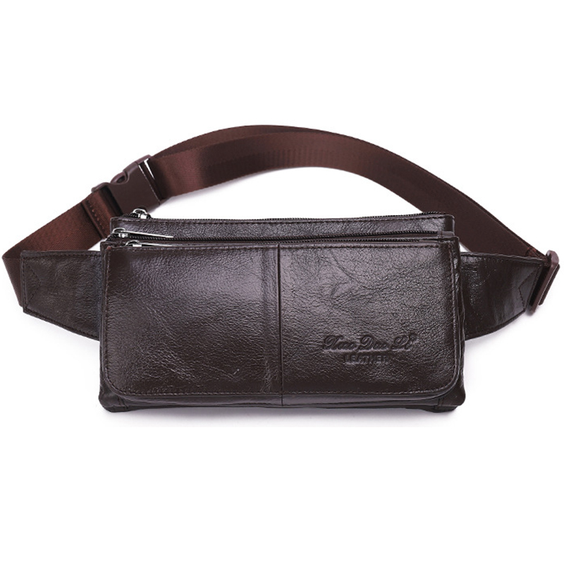 Sac banane pour homme en cuir  - Leather Belt Braided avis et prix