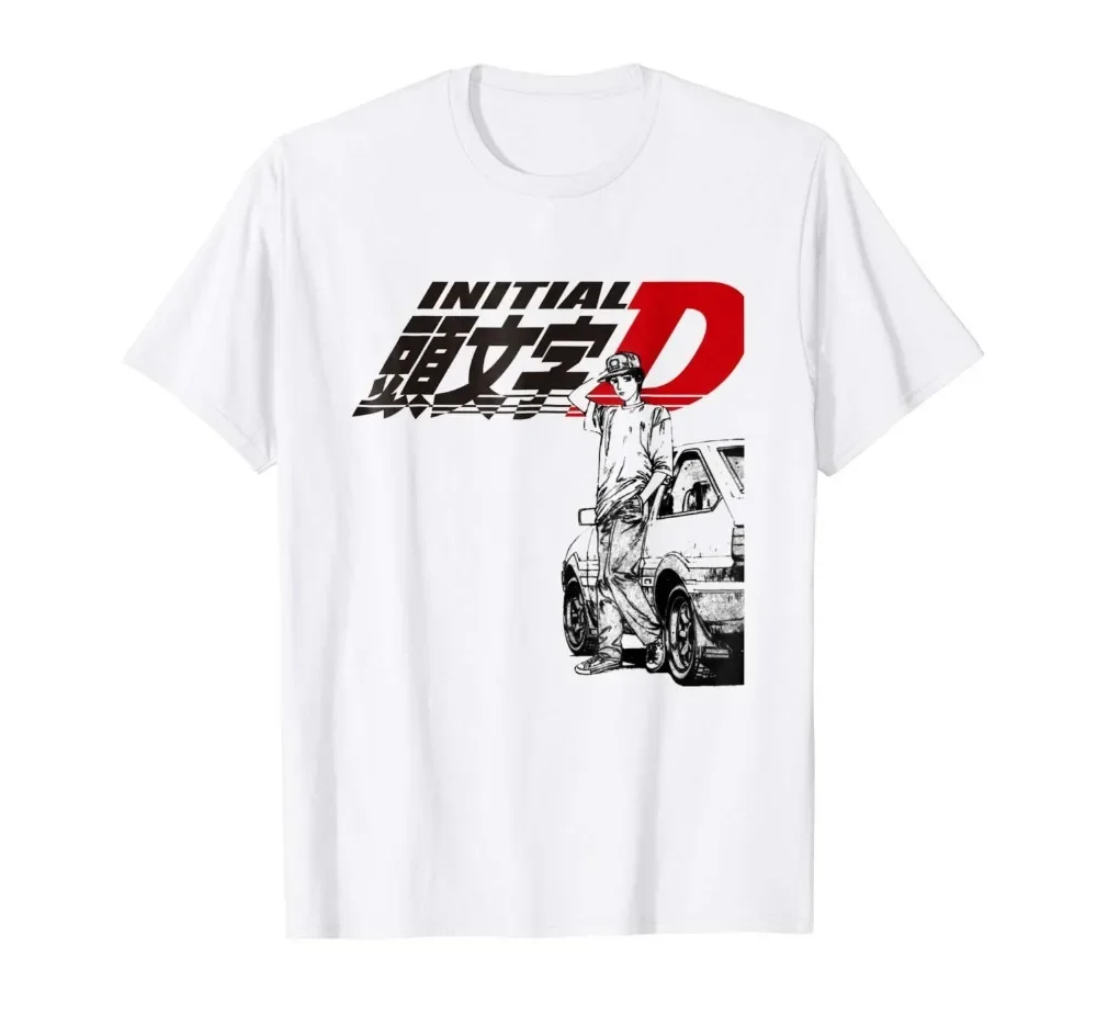 T-shirt Initial D, mode estiva - Men'S Fashion Websites avis et prix