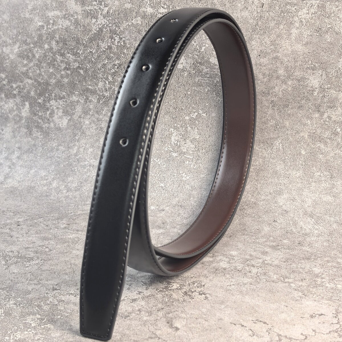 Ceinture sans boucle pour homm - Leather Belt Braided avis et prix