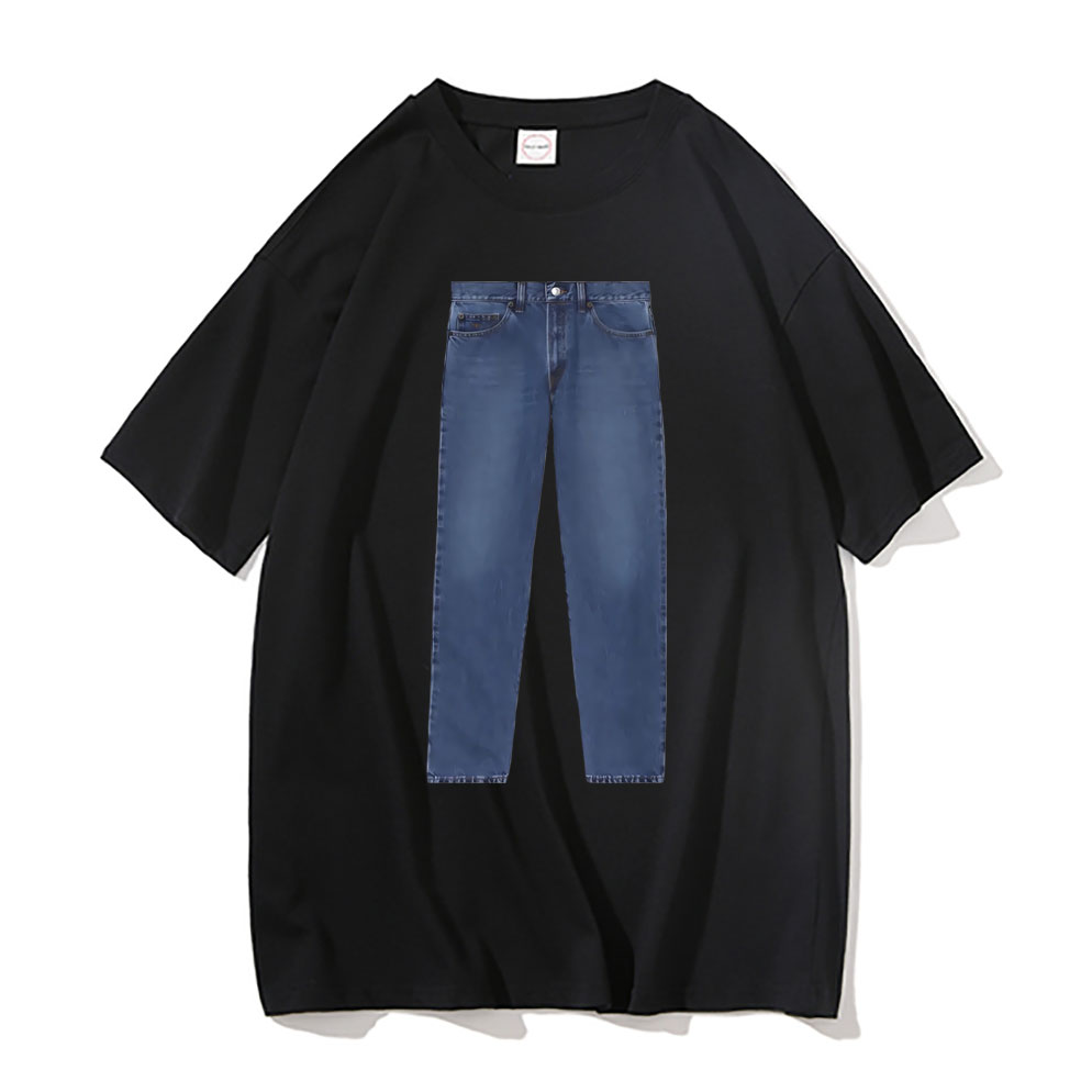 Drôle jean blague Meme T-shirt - Jeans Shirt Fashion For Men avis et prix