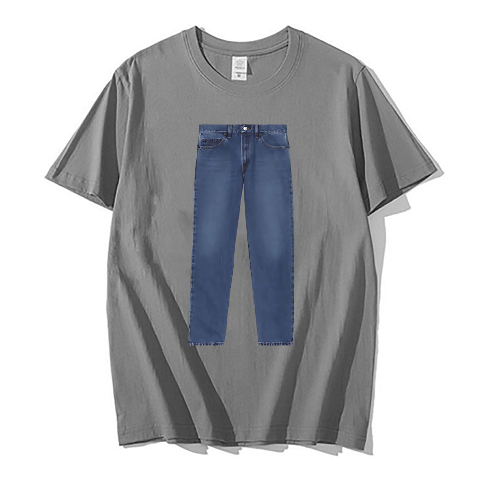 Drôle jean blague Meme T-shirt - Jeans Shirt Fashion For Men avis et prix