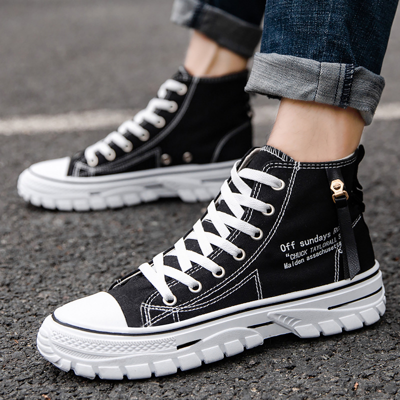 Chaussures montantes en toile  - Mens Fashion Summer 2025 avis et prix