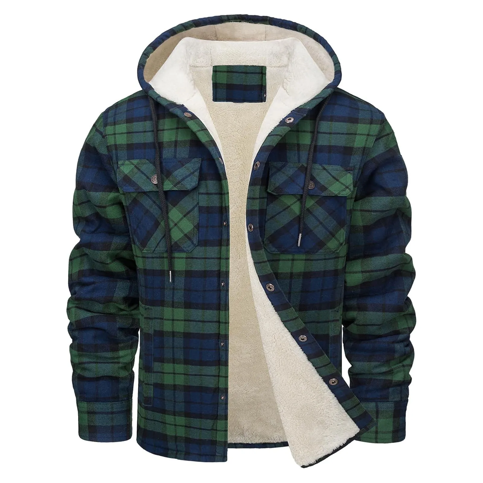 Veste à capuche en flanelle ép - Sherpa Jacket Fleece avis et prix