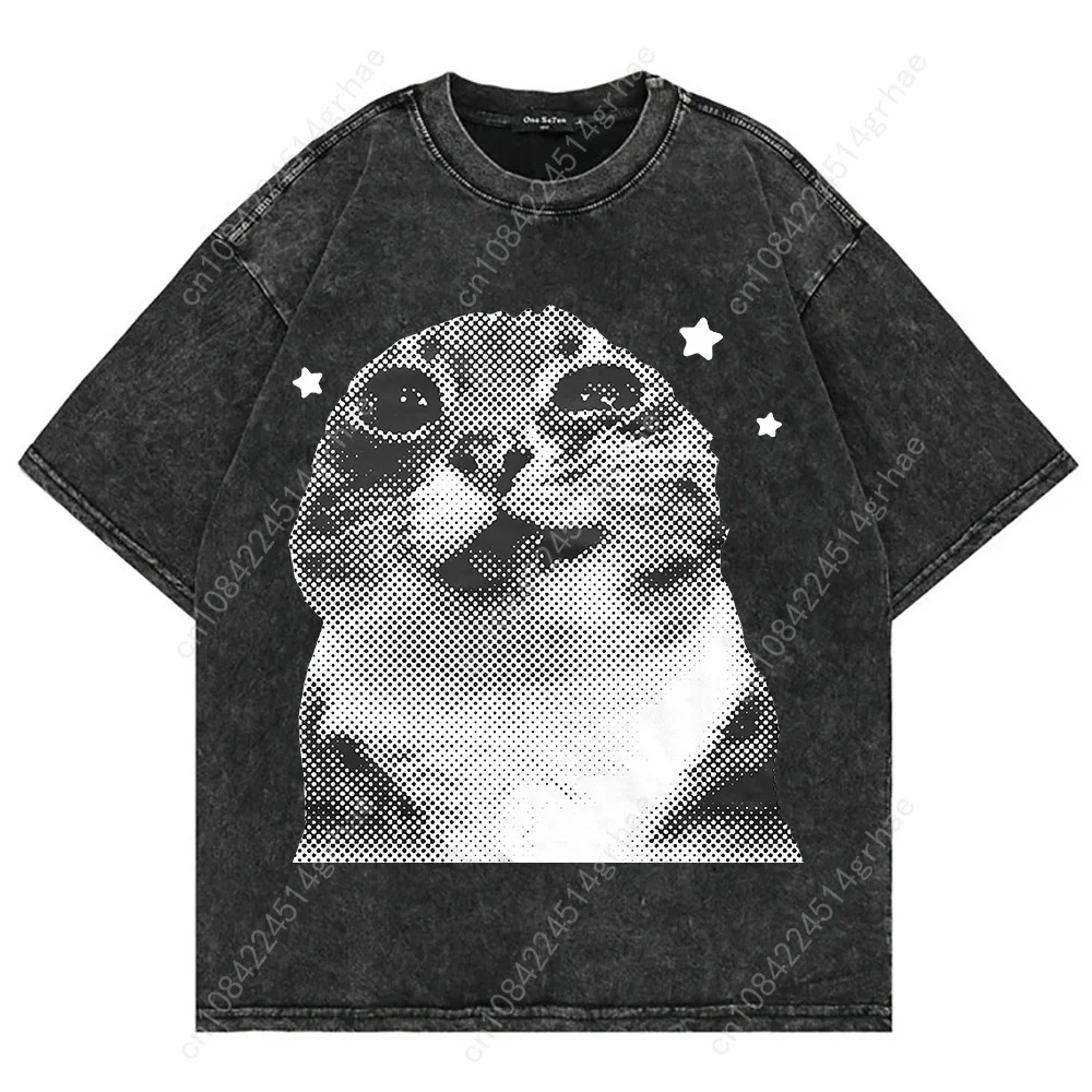 T-shirt 100% Coton Vintage Lav - Men'S Fashion Aesthetics avis et prix