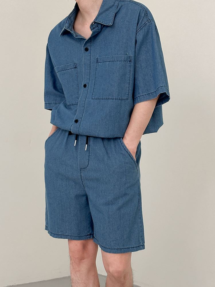 Ensemble deux pièces streetwea - Jeans Shirt Fashion For Men avis et prix