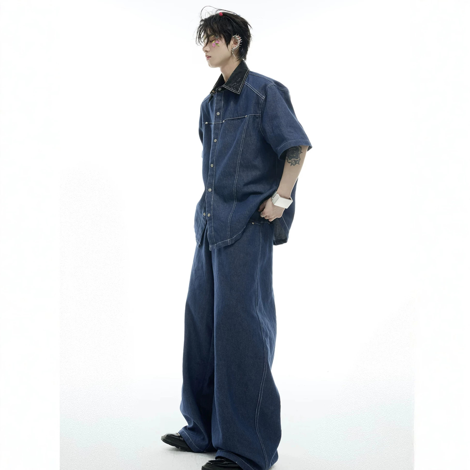 Ensemble assorti en jean pour  - Jeans Shirt Fashion For Men avis et prix
