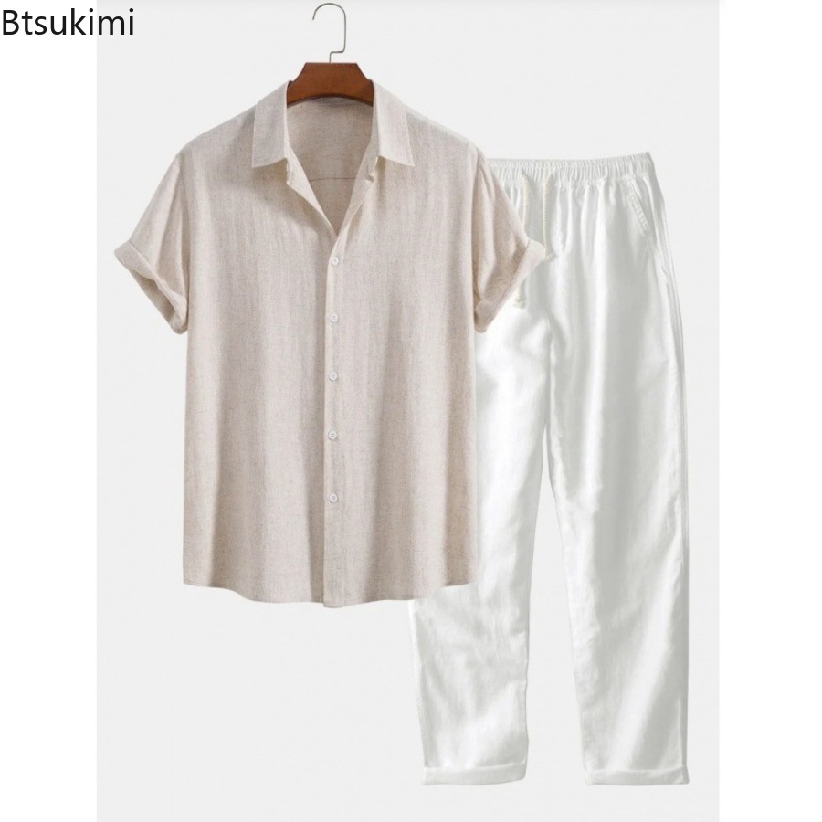 Ensemble deux pièces décontrac - Linen Shirt Summer avis et prix