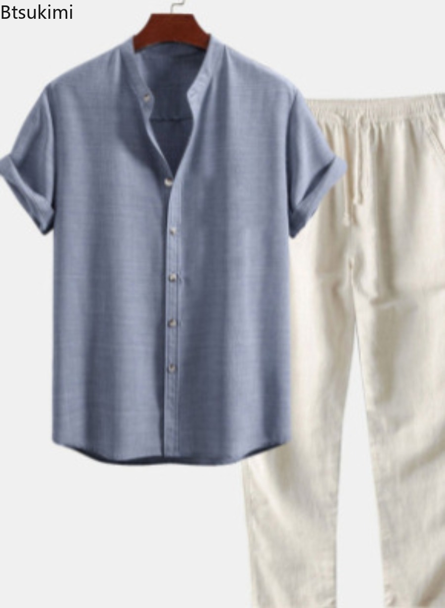 Ensemble deux pièces décontrac - Linen Shirt Summer avis et prix