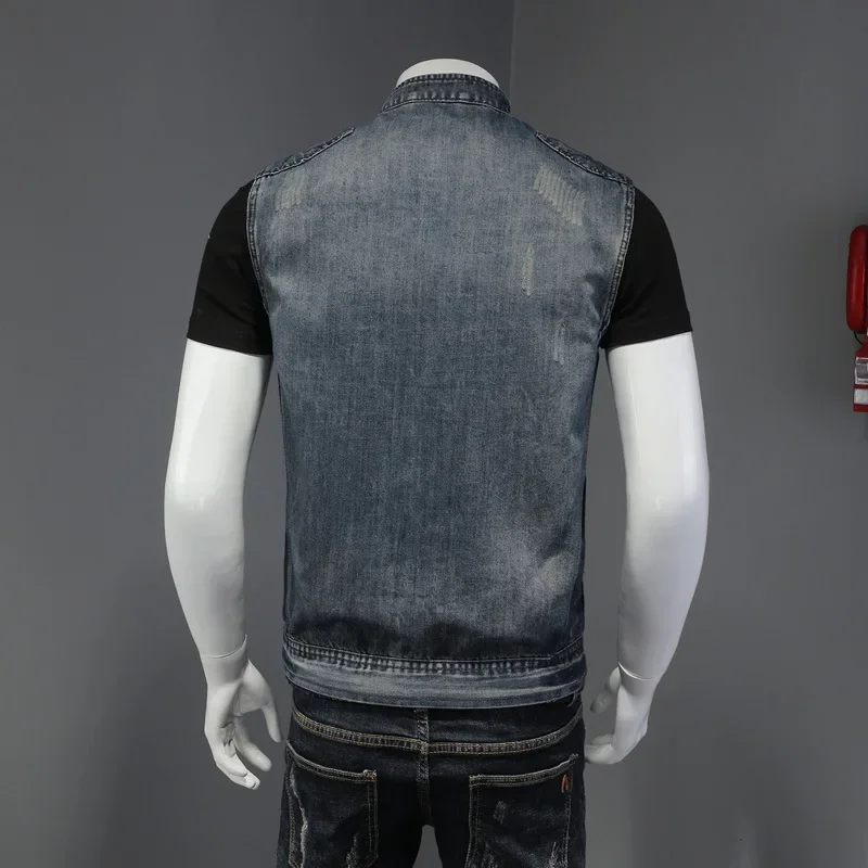 Pop printemps automne nouvelle - Men'S Fashion Vest With Jeans avis et prix