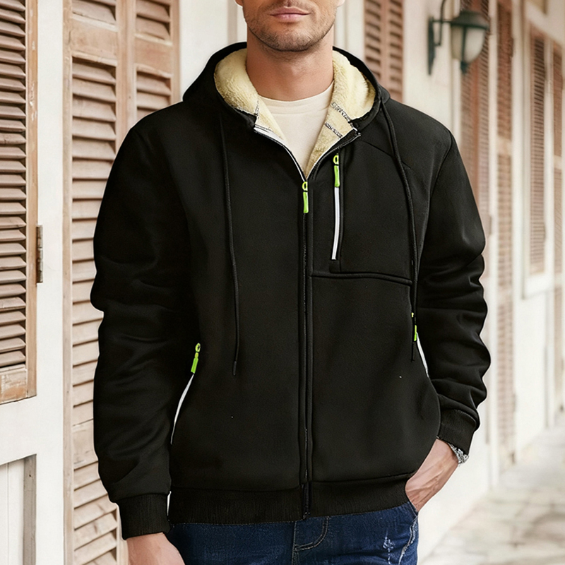 Veste chaude d'hiver pour homm - Sherpa Jacket Fleece avis et prix