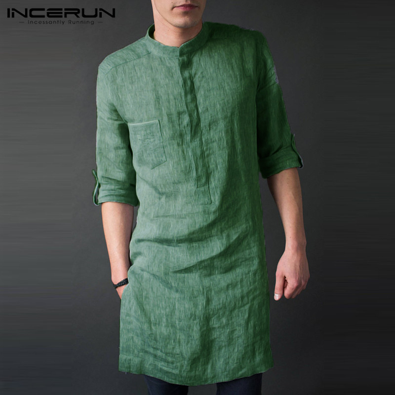 INCERUN hommes à manches longu - Men'S Fashion Kurta avis et prix