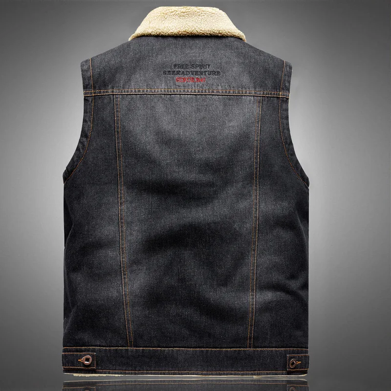 Gilet en jean pour homme, nouv - Men'S Fashion Vest With Jeans avis et prix