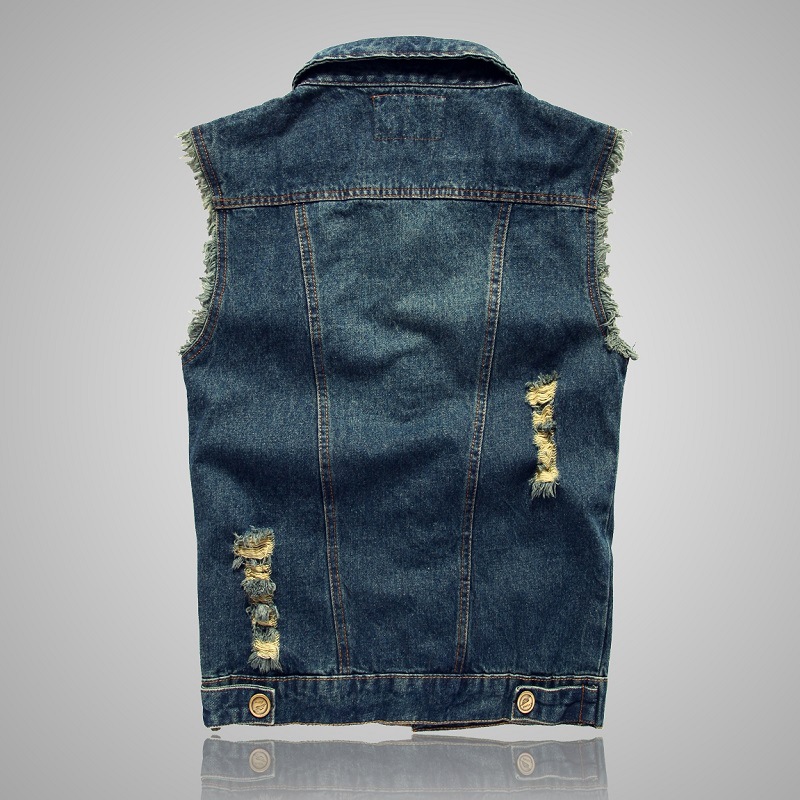 Nouvelle Mode Gilets en Jean D - Men'S Fashion Vest With Jeans avis et prix