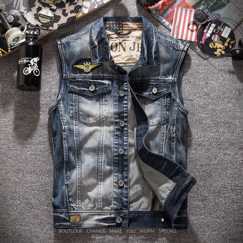 Gilet en jean tendance pour ho - Men'S Fashion Vest With Jeans avis et prix