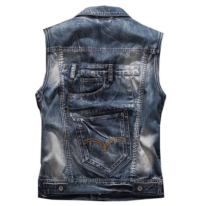 Gilet en jean tendance pour ho - Men'S Fashion Vest With Jeans avis et prix