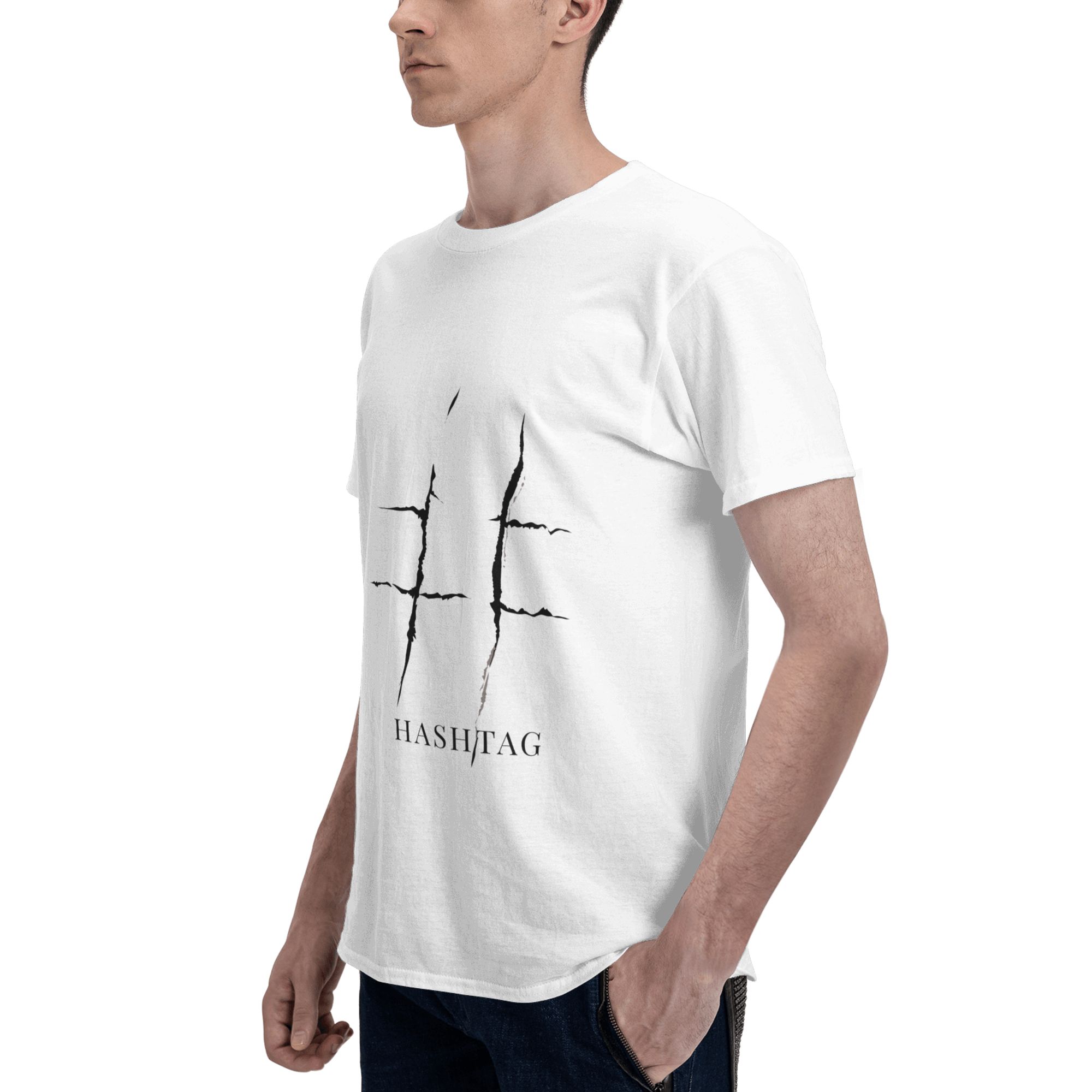 T-shirt pour homme à manches c - Mens Fashion Hashtags avis et prix