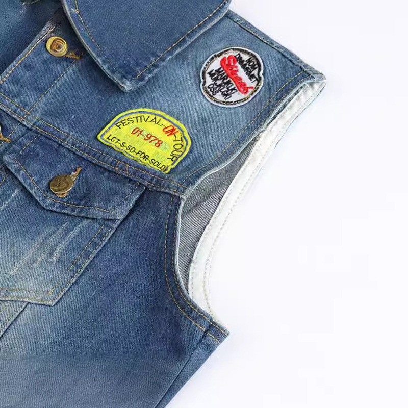Gilets en denim déchirés pour  - Men'S Fashion Vest With Jeans avis et prix