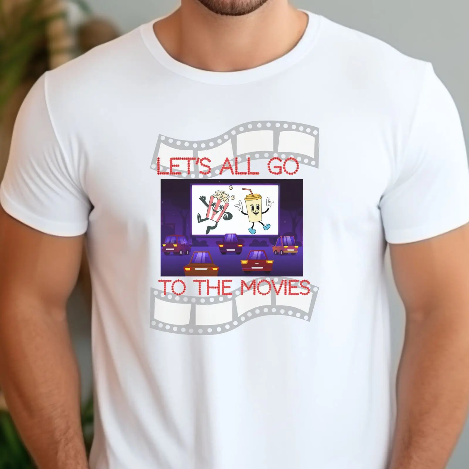 T-shirt Rétro Drive In Movie S - Mens Fashion In The 50S avis et prix