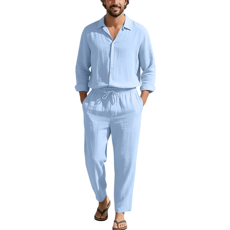 Ensembles décontractés en lin  - Linen Shirt Summer avis et prix