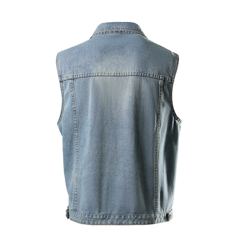 Gilets en jean pour hommes Pri - Men'S Fashion Vest With Jeans avis et prix