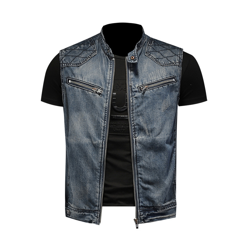 2026 hommes Denim gilets Vinta - Men'S Fashion Vest With Jeans avis et prix